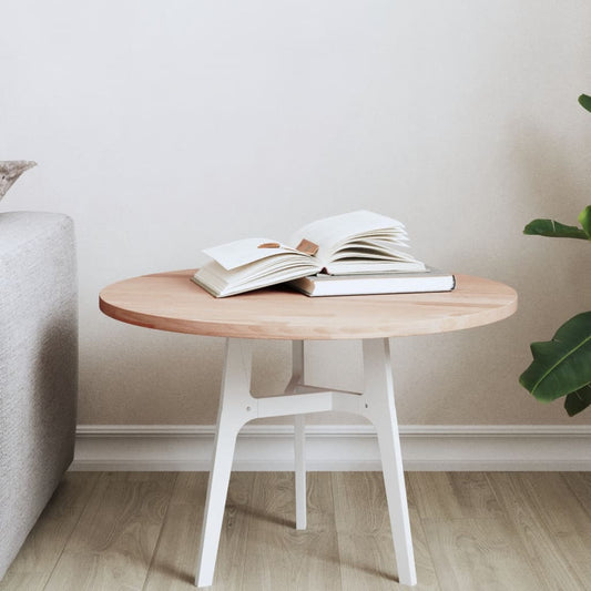 Tafelblad rond Ø50x1,5 cm massief beukenhout is nu te koop bij PeponiXL, paradijselijk wonen!
