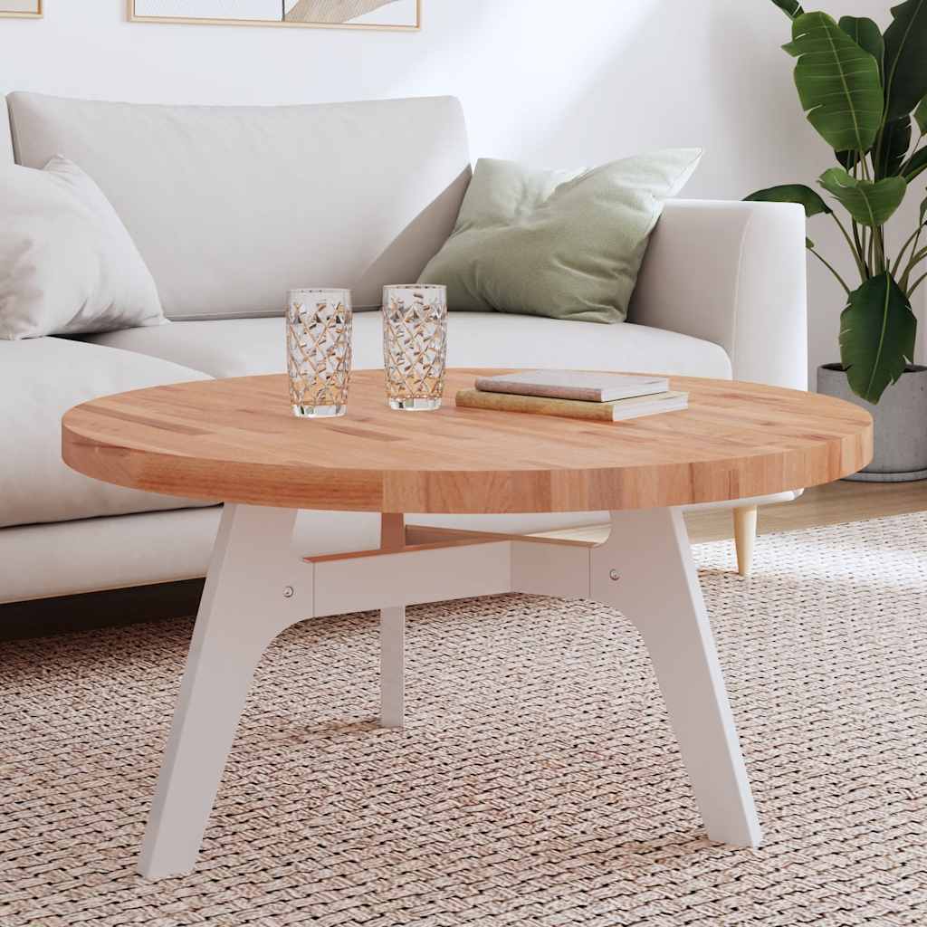 Tafelblad rond Ø90x4 cm massief beukenhout is nu te koop bij PeponiXL, paradijselijk wonen!