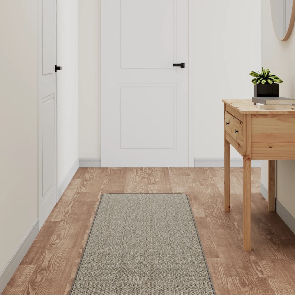 Tapijtloper 50x150 cm sisal-look platina is nu te koop bij PeponiXL, paradijselijk wonen!