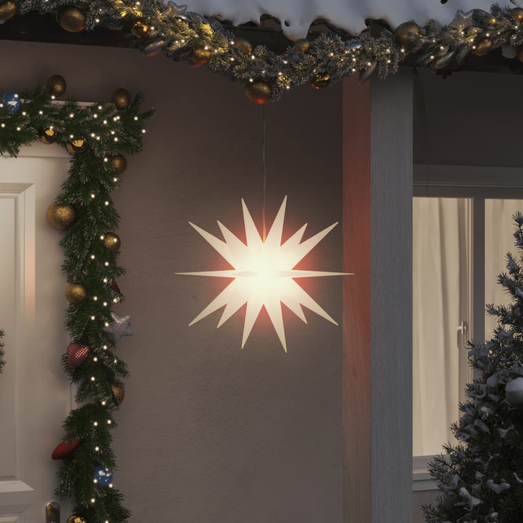Kerstlampen met LED's 3 st inklapbaar 43 cm wit is nu te koop bij PeponiXL, paradijselijk wonen!