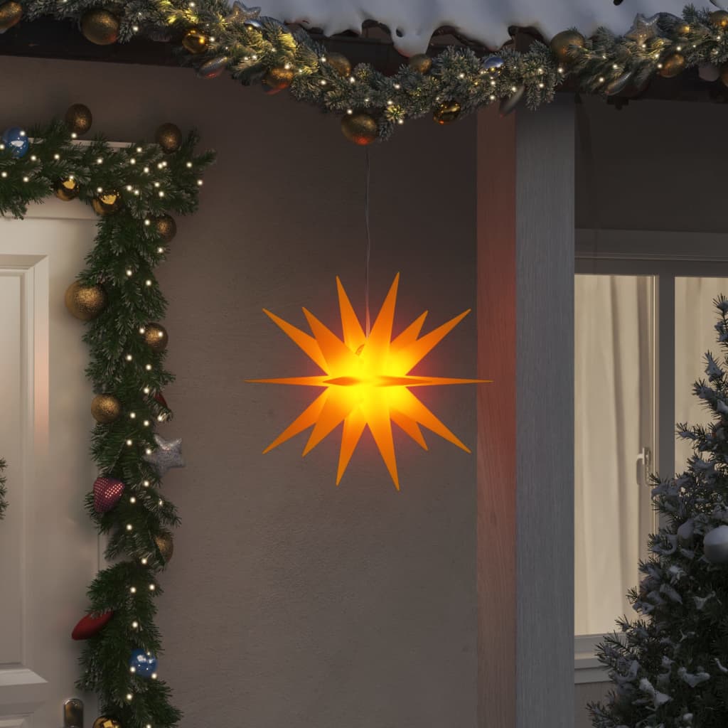 Kerstlampen met LED's 3 st inklapbaar 43 cm geel is nu te koop bij PeponiXL, paradijselijk wonen!