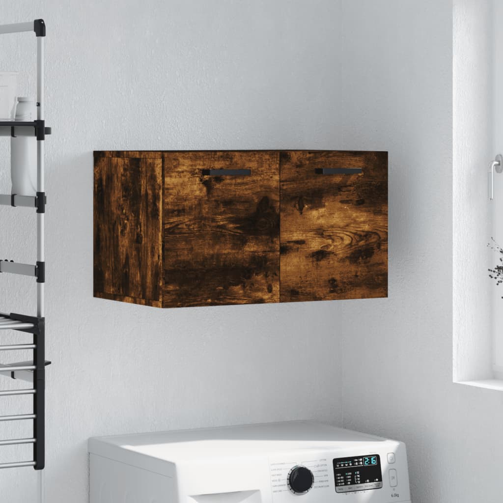 Wandkast 60x36,5x35 cm bewerkt hout gerookt eikenkleurig is nu te koop bij PeponiXL, paradijselijk wonen!