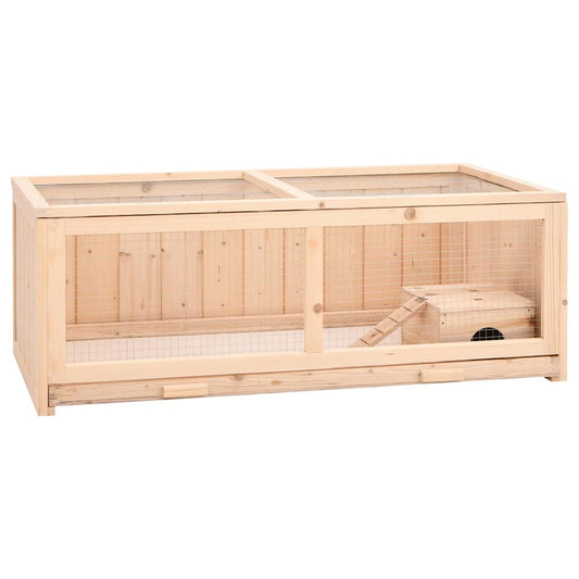 Hamsterkooi 104x52x38 cm massief vurenhout is nu te koop bij PeponiXL, paradijselijk wonen!