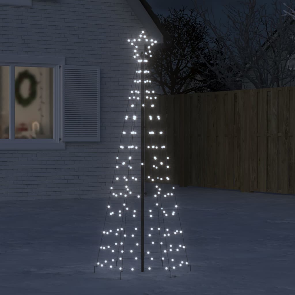 LED-kerstboom met spikes 220 LED's koud wit 180 cm is nu te koop bij PeponiXL, paradijselijk wonen!
