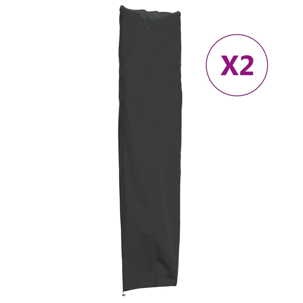 Parasolhoes 2 st 240x57/57 cm 420D oxford stof is nu te koop bij PeponiXL, paradijselijk wonen!