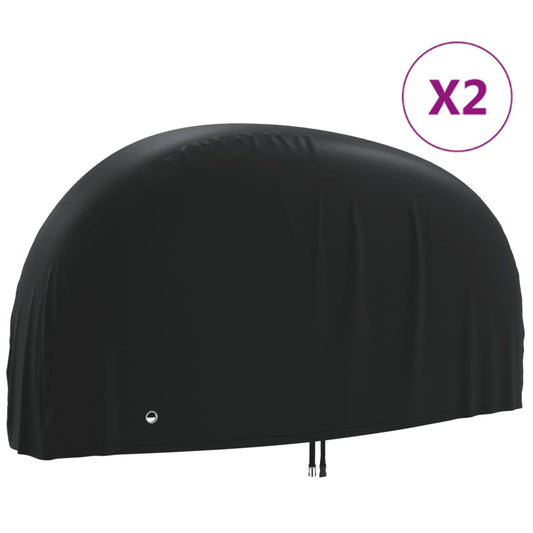 vidaXL Fietshoezen 2 st 190T 200x70x110 cm oxford stof