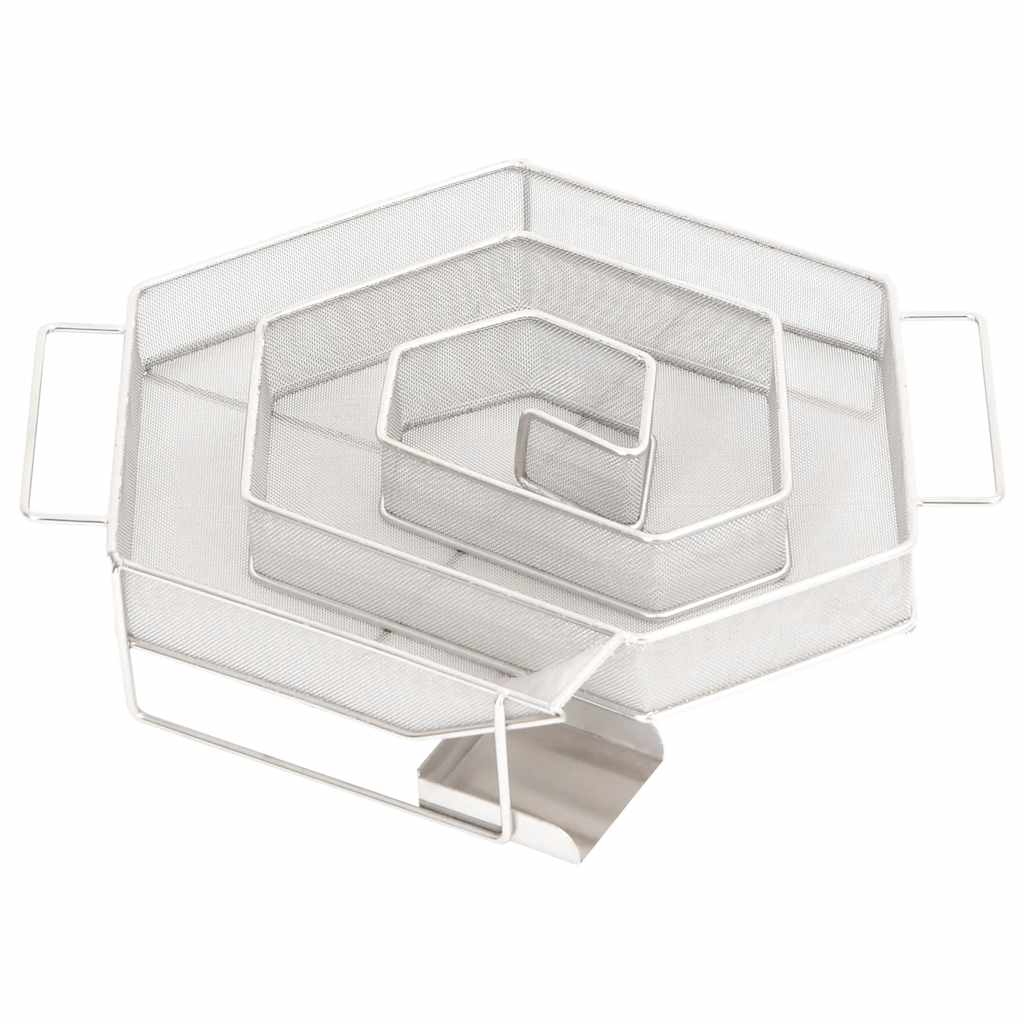 Rookgenerator koud 6-hoekig 22,5 cm roestvrij staal is nu te koop bij PeponiXL, paradijselijk wonen!
