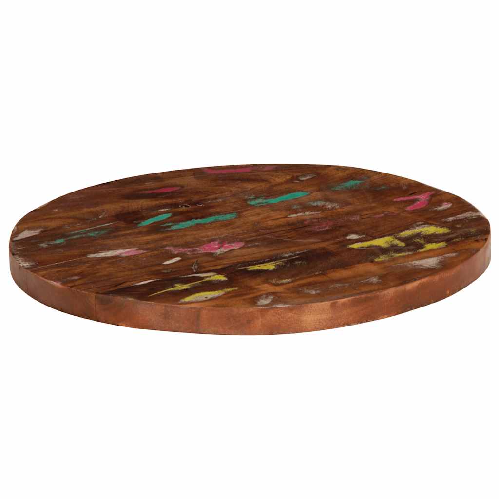 Tafelblad rond Ø 40x1,5 cm massief gerecycled hout is nu te koop bij PeponiXL, paradijselijk wonen!