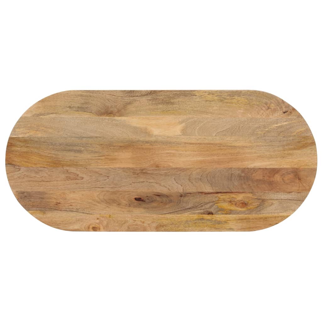 Tafelblad ovaal 110x50x2,5 cm massief mangohout is nu te koop bij PeponiXL, paradijselijk wonen!