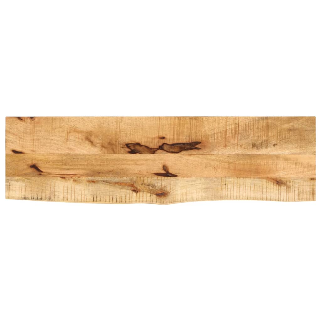 Tafelblad met natuurlijke rand 100x20x3,8 cm massief mangohout is nu te koop bij PeponiXL, paradijselijk wonen!