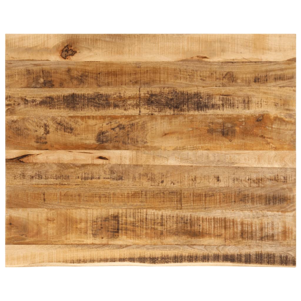 Tafelblad met natuurlijke rand 90x80x3,8 cm massief mangohout is nu te koop bij PeponiXL, paradijselijk wonen!
