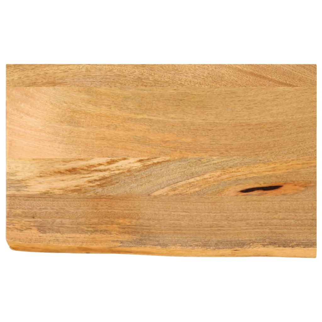 Tafelblad met natuurlijke rand 50x20x2,5 cm massief mangohout is nu te koop bij PeponiXL, paradijselijk wonen!
