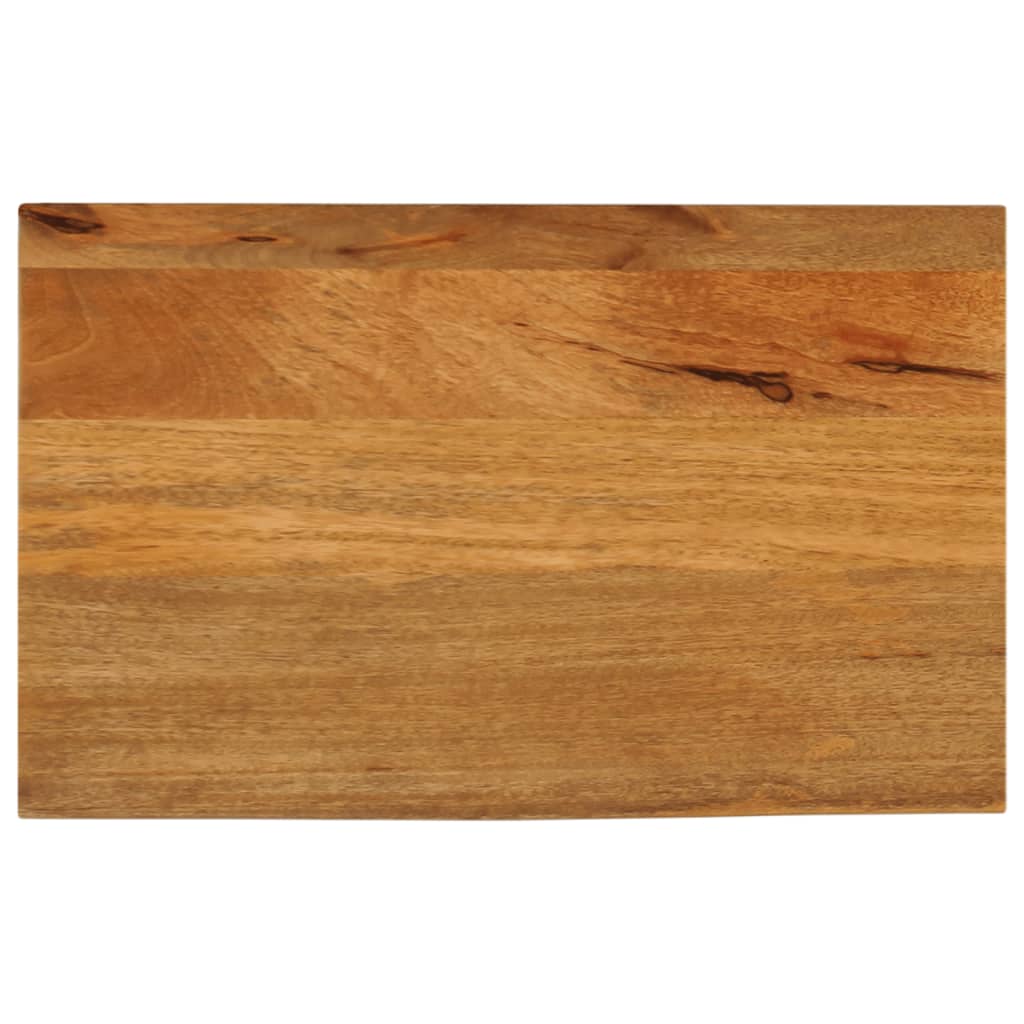 Tafelblad met natuurlijke rand 50x30x2,5 cm massief mangohout is nu te koop bij PeponiXL, paradijselijk wonen!