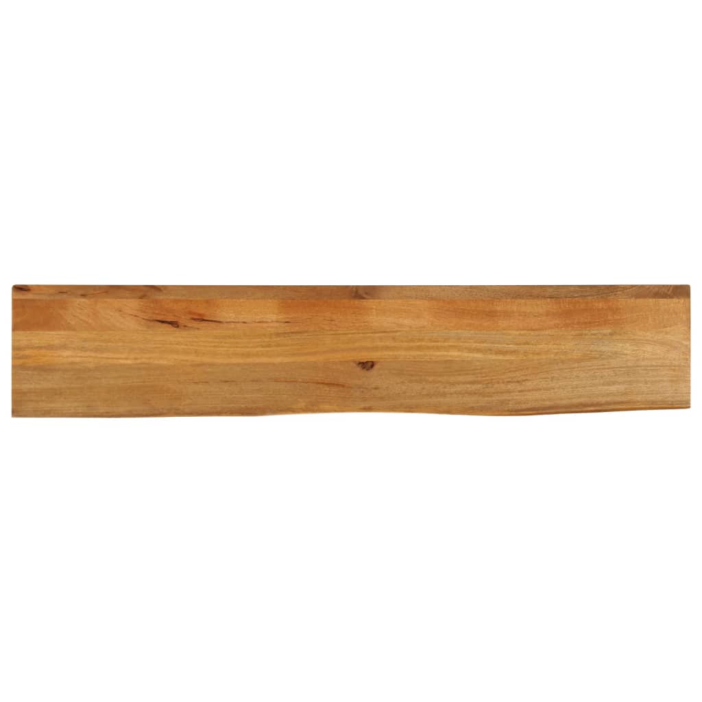 Tafelblad met natuurlijke rand 180x30x2,5 cm massief mangohout is nu te koop bij PeponiXL, paradijselijk wonen!