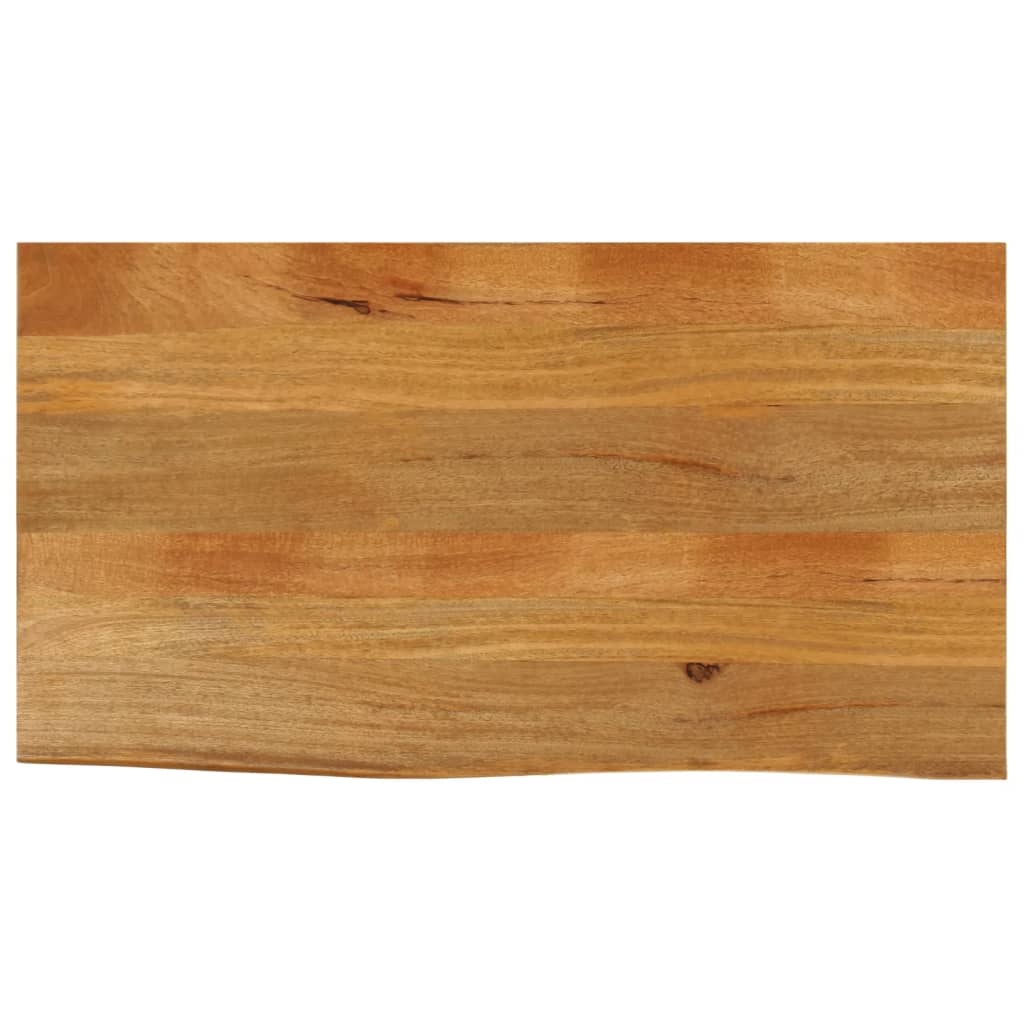 Tafelblad met natuurlijke rand 110x60x2,5 cm massief mangohout is nu te koop bij PeponiXL, paradijselijk wonen!