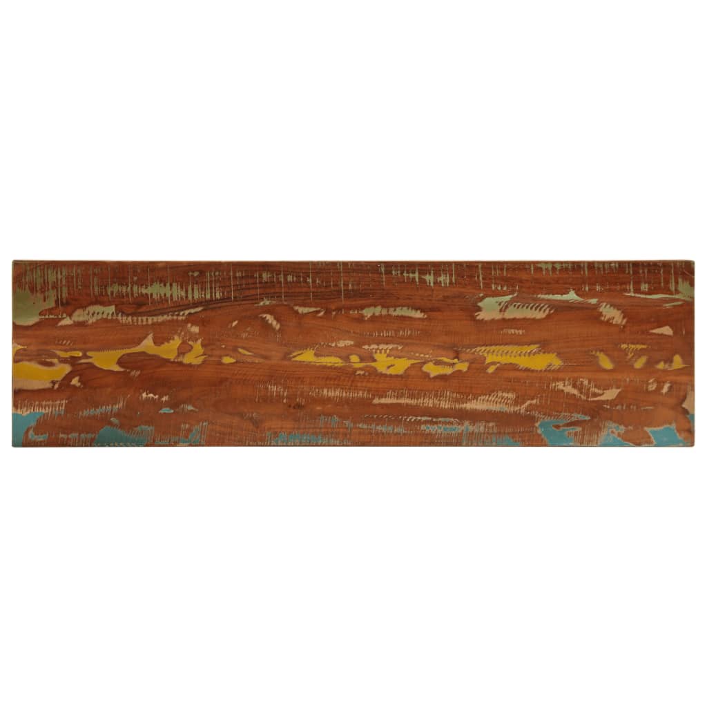Tafelblad rechthoekig 120x40x2,5 cm massief gerecycled hout is nu te koop bij PeponiXL, paradijselijk wonen!