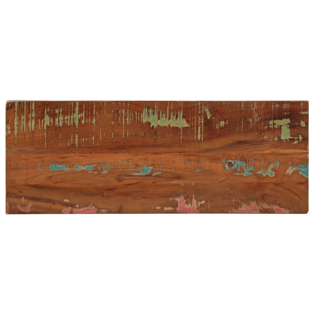 Tafelblad rechthoekig 80x30x3,8 cm massief gerecycled hout is nu te koop bij PeponiXL, paradijselijk wonen!
