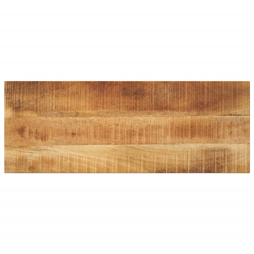 Tafelblad rechthoekig 90x40x2,5 cm massief ruw mangohout is nu te koop bij PeponiXL, paradijselijk wonen!