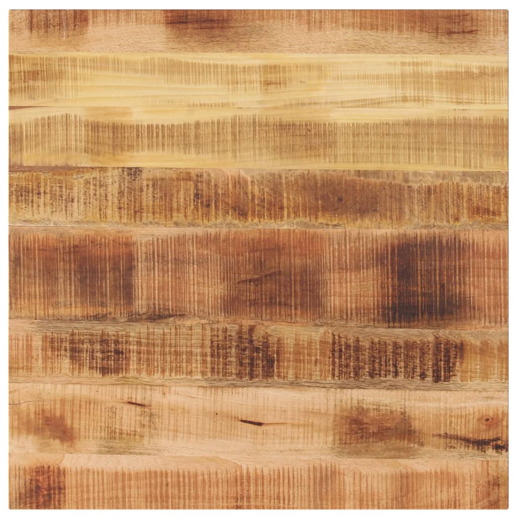 Tafelblad vierkant 90x90x2,5 cm massief ruw mangohout is nu te koop bij PeponiXL, paradijselijk wonen!