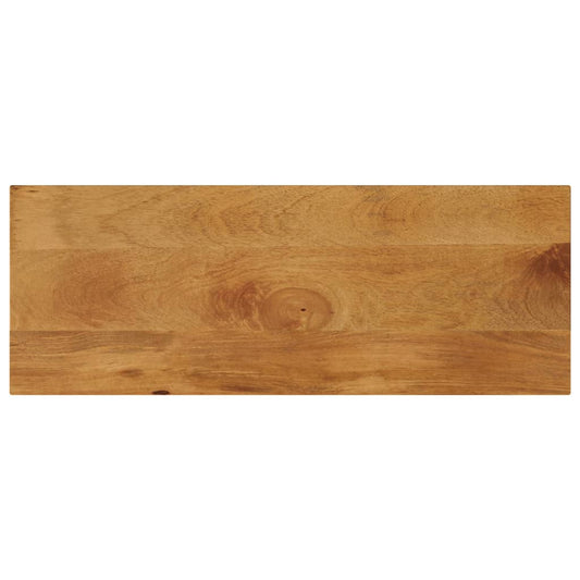 Tafelblad rechthoekig 90x40x2,5 cm massief mangohout is nu te koop bij PeponiXL, paradijselijk wonen!