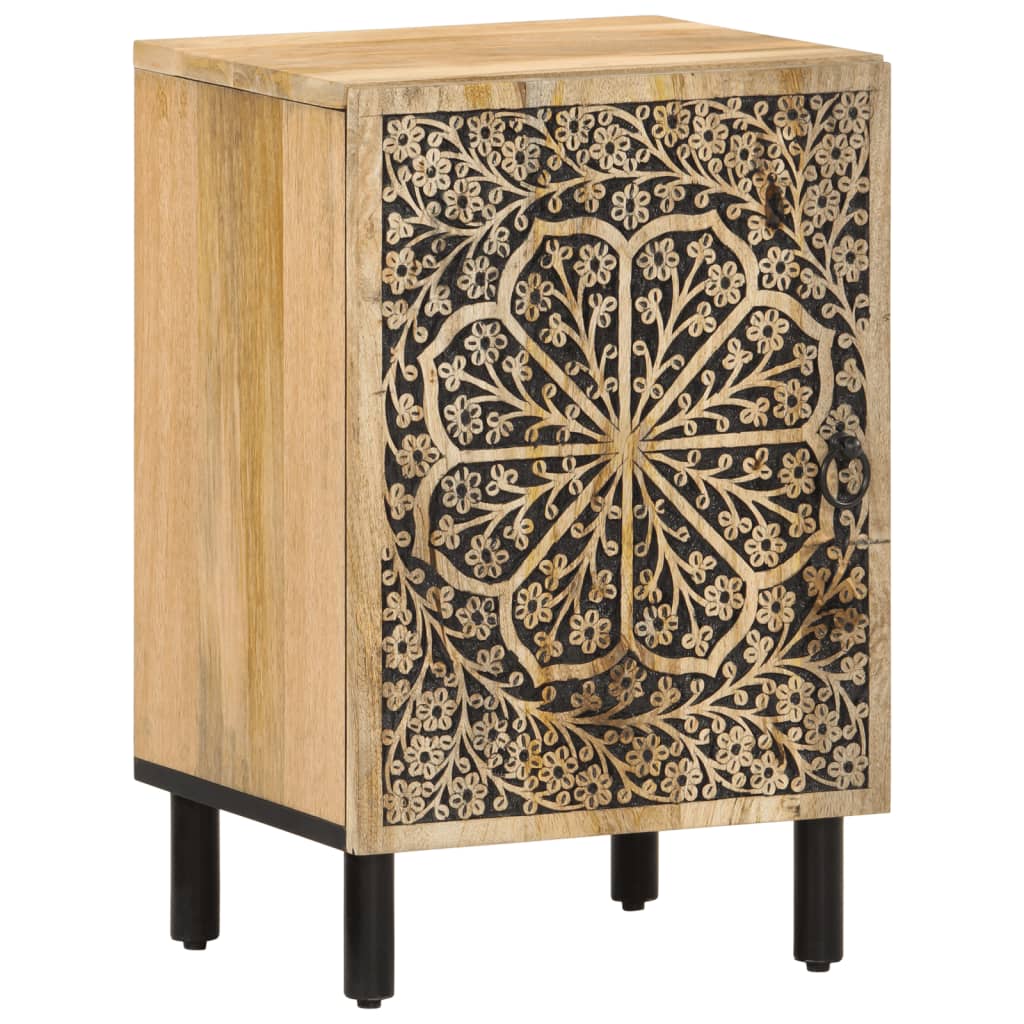 Badkamerkast 38x33x58 cm massief mangohout is nu te koop bij PeponiXL, paradijselijk wonen!