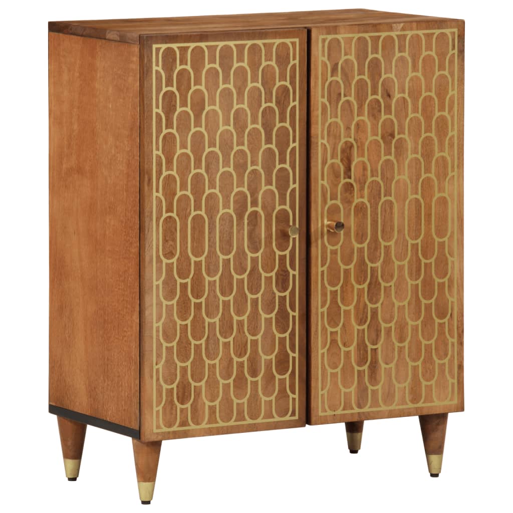 Bijzetkast 60x33x75 cm massief mangohout is nu te koop bij PeponiXL, paradijselijk wonen!