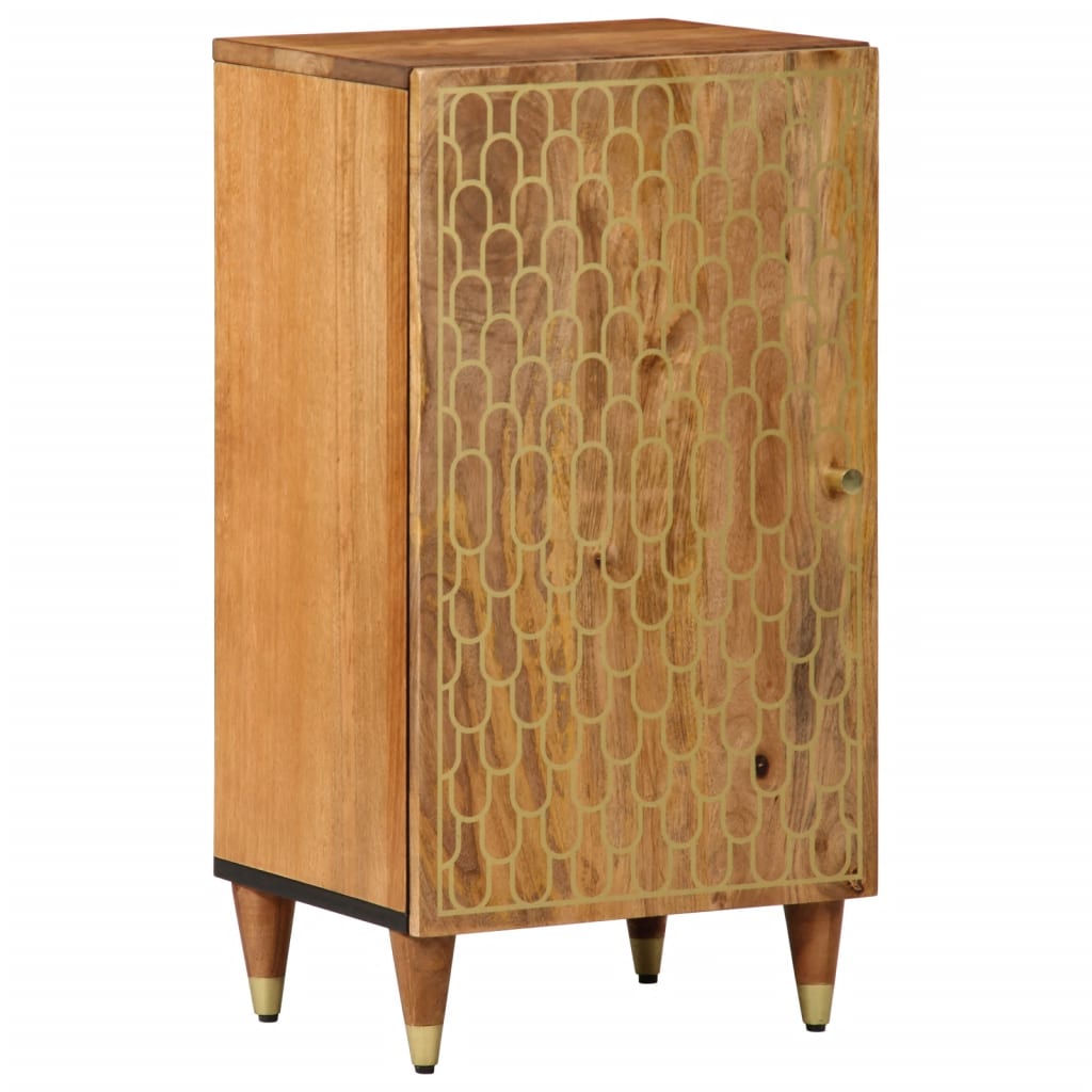 Bijzetkast 40x33x75 cm massief mangohout is nu te koop bij PeponiXL, paradijselijk wonen!