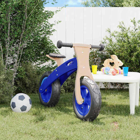 Loopfiets voor kinderen met luchtbanden blauw is nu te koop bij PeponiXL, paradijselijk wonen!