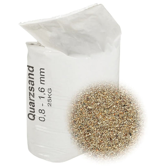 Filterzand 25 kg 0,8-1,6 mm is nu te koop bij PeponiXL, paradijselijk wonen!