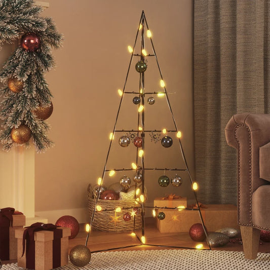 Kerstdecoratie kerstboom 100 cm metaal zwart is nu te koop bij PeponiXL, paradijselijk wonen!