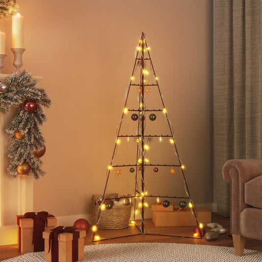 Kerstdecoratie kerstboom 140 cm metaal zwart is nu te koop bij PeponiXL, paradijselijk wonen!