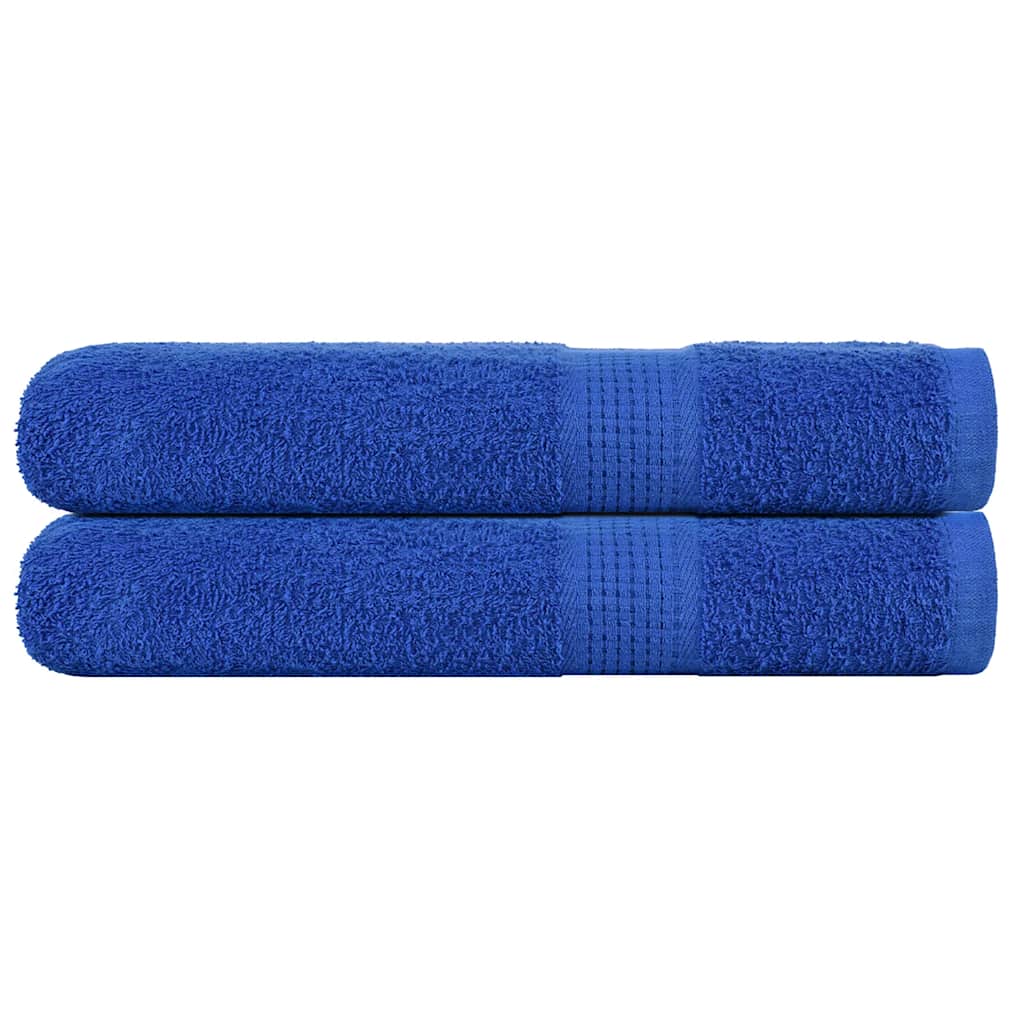 Saunahanddoeken FROGN 2 st 80x200 cm 360 g/m² blauw is nu te koop bij PeponiXL, paradijselijk wonen!