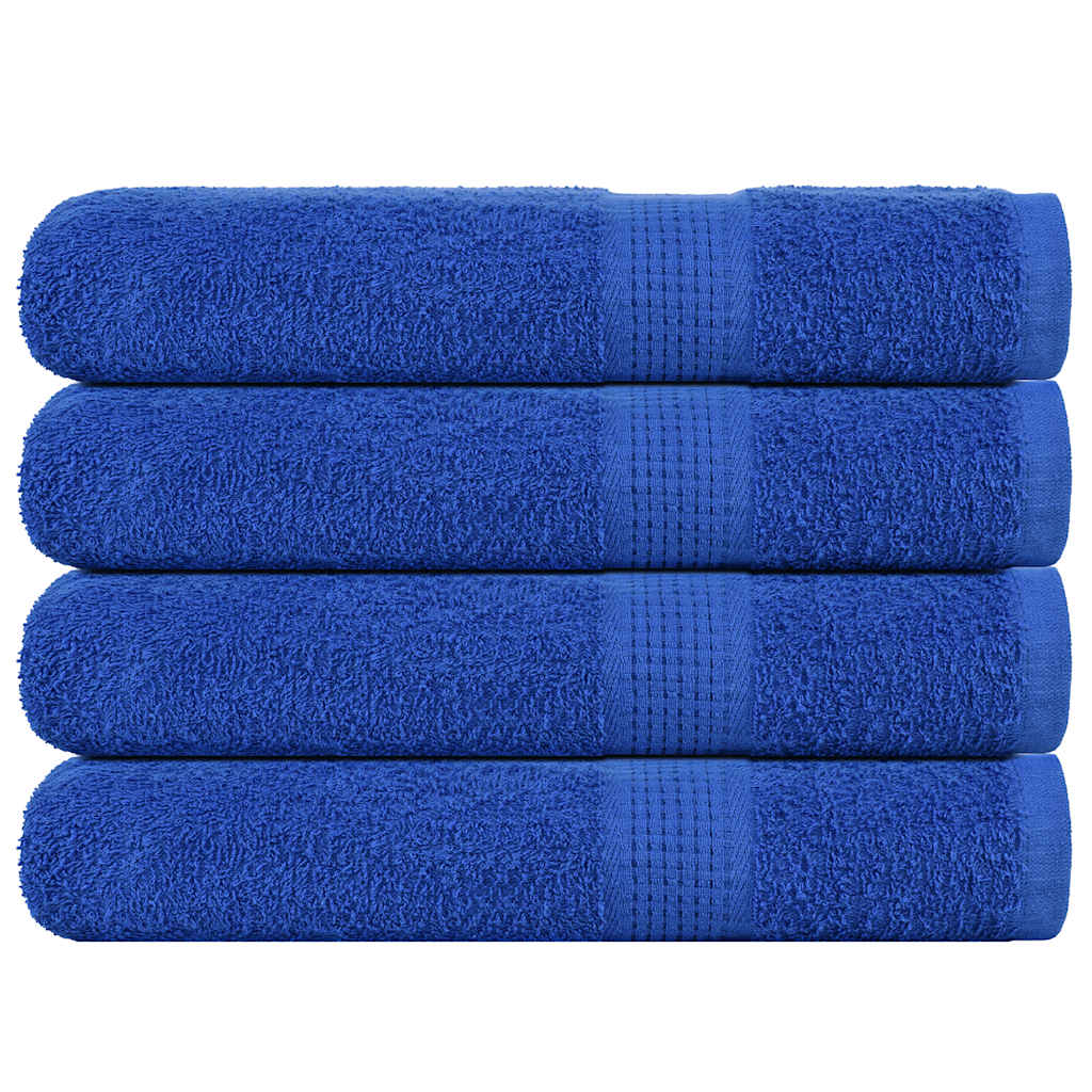 Handdoeken FROGN 4 st 100x200 cm 360 g/m² blauw is nu te koop bij PeponiXL, paradijselijk wonen!