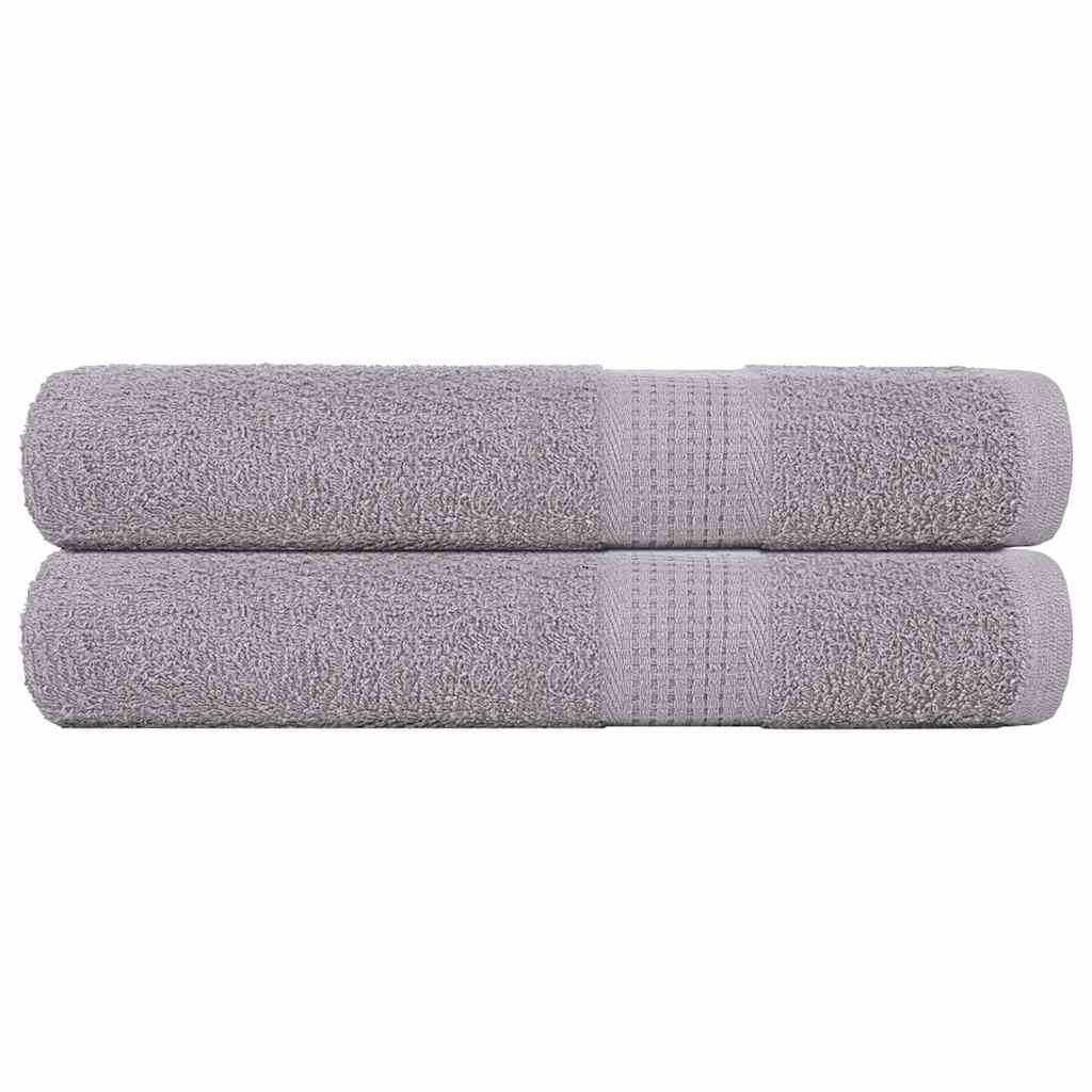 Saunahanddoeken FROGN 2 st 80x200 cm 360 g/m² grijs is nu te koop bij PeponiXL, paradijselijk wonen!