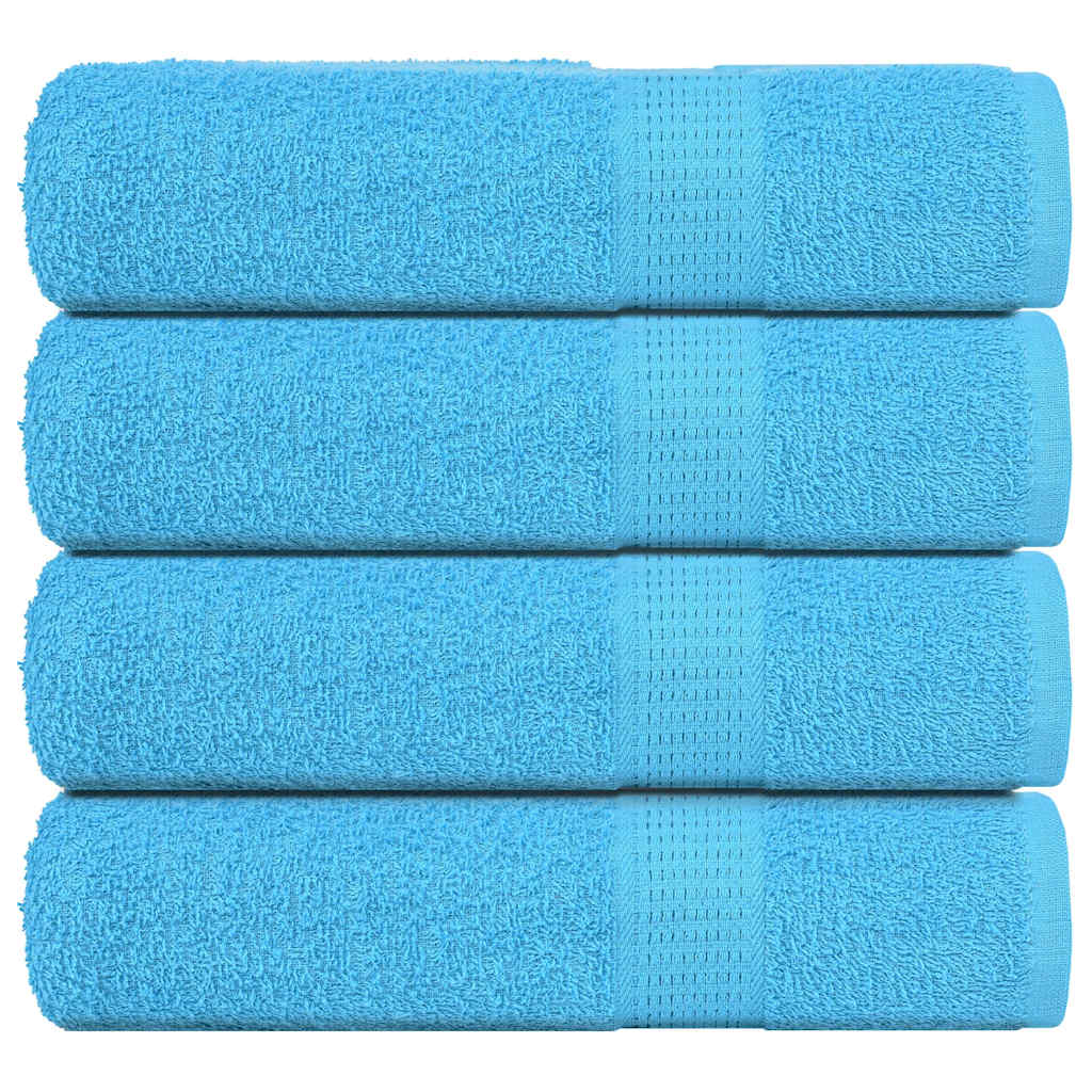 Badhanddoeken FROGN 4 st 100x150 cm 360 g/m² turquoise is nu te koop bij PeponiXL, paradijselijk wonen!