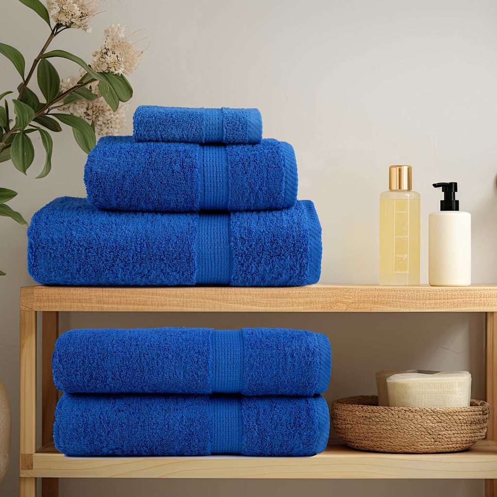 Gastendoek SOLUND 4 pcs Blauw 15 x 21 cm 550 gsm is nu te koop bij PeponiXL, paradijselijk wonen!
