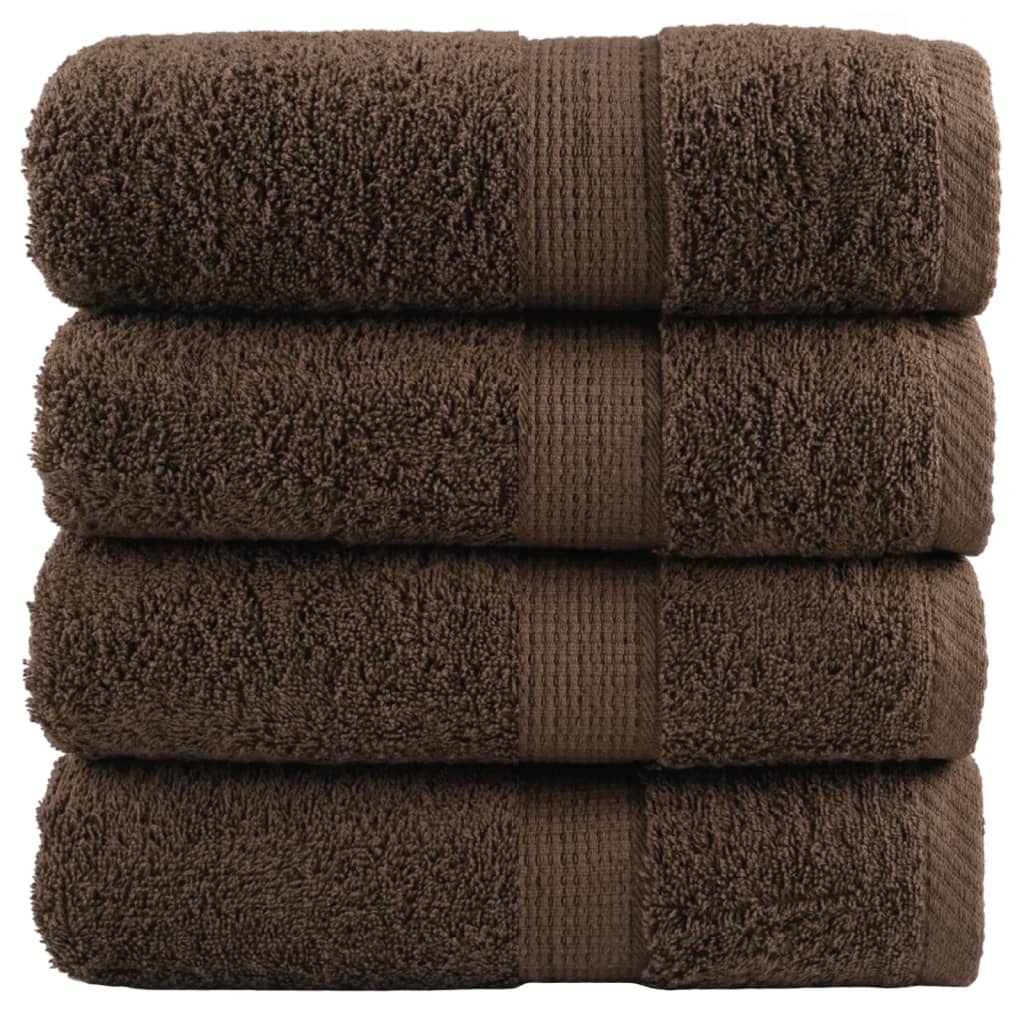 Gastendoekjes SOLUND 4 st 600 g/m² 30x50 cm bruin is nu te koop bij PeponiXL, paradijselijk wonen!