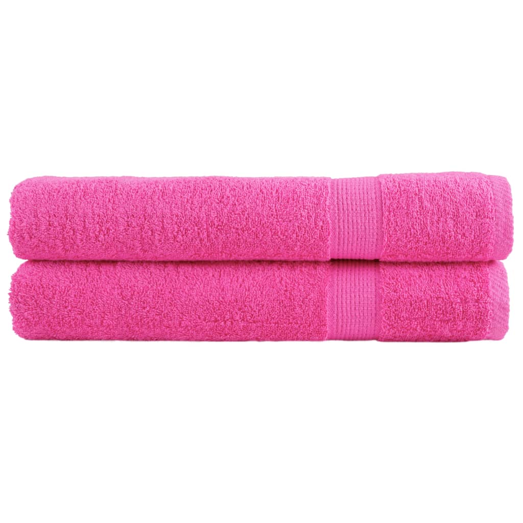 Saunadoeken SOLUND 2 st 600 g/m² 80x200 cm roze is nu te koop bij PeponiXL, paradijselijk wonen!