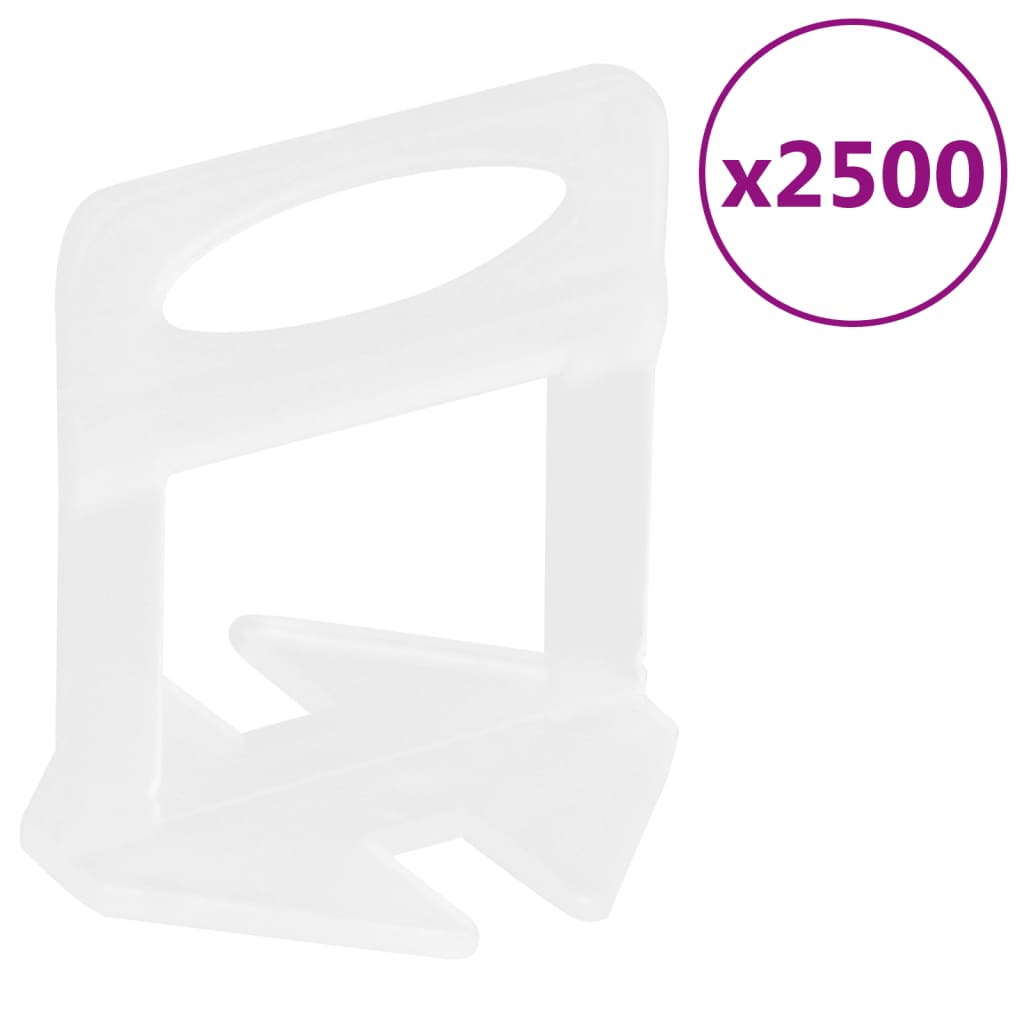 Nivelleerklemmen voor tegels 2500 st 1 mm is nu te koop bij PeponiXL, paradijselijk wonen!