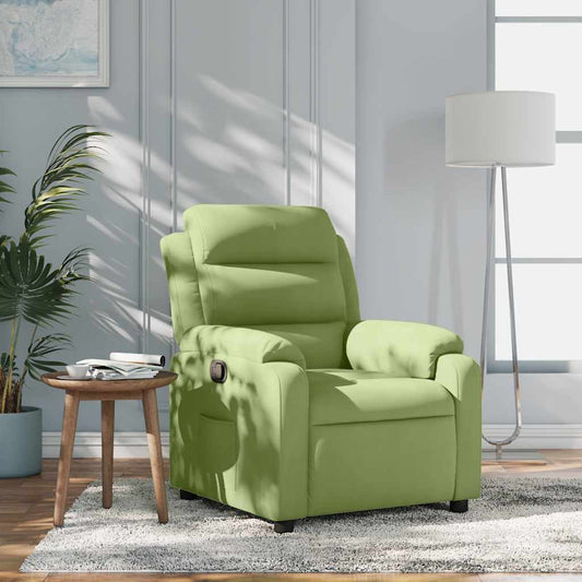 Fauteuil verstelbaar fluweel lichtgroen is nu te koop bij PeponiXL, paradijselijk wonen!