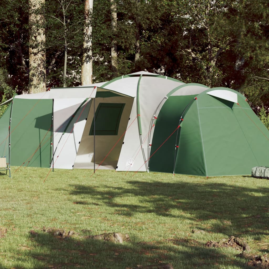 Koepeltent 12-persoons waterdicht groen is nu te koop bij PeponiXL, paradijselijk wonen!