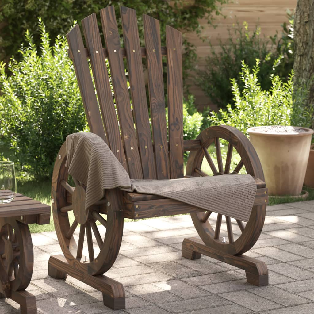 Tuinstoel Adirondack massief vurenhout is nu te koop bij PeponiXL, paradijselijk wonen!