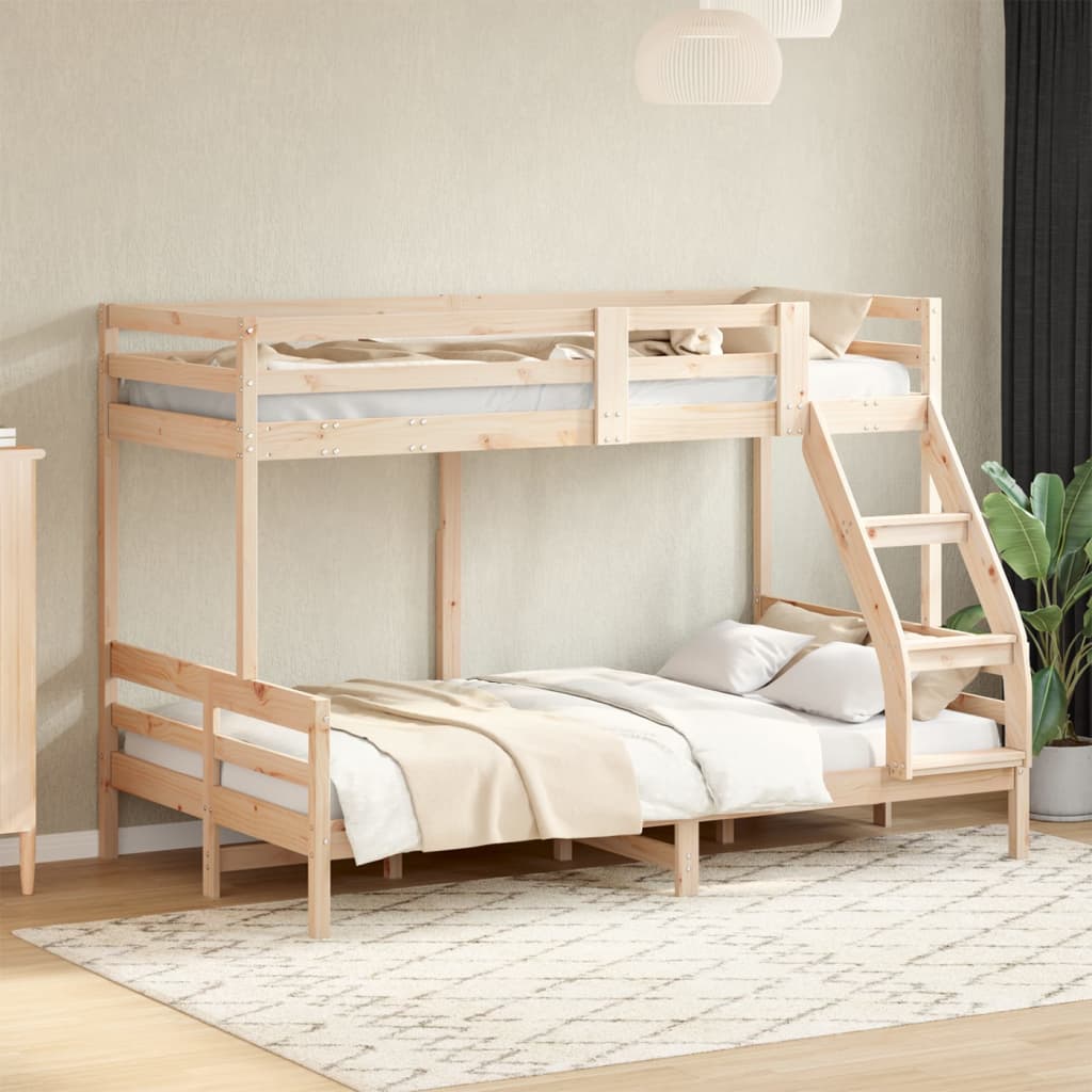 Stapelbed massief grenenhout 80x200/120x200 cm is nu te koop bij PeponiXL, paradijselijk wonen!