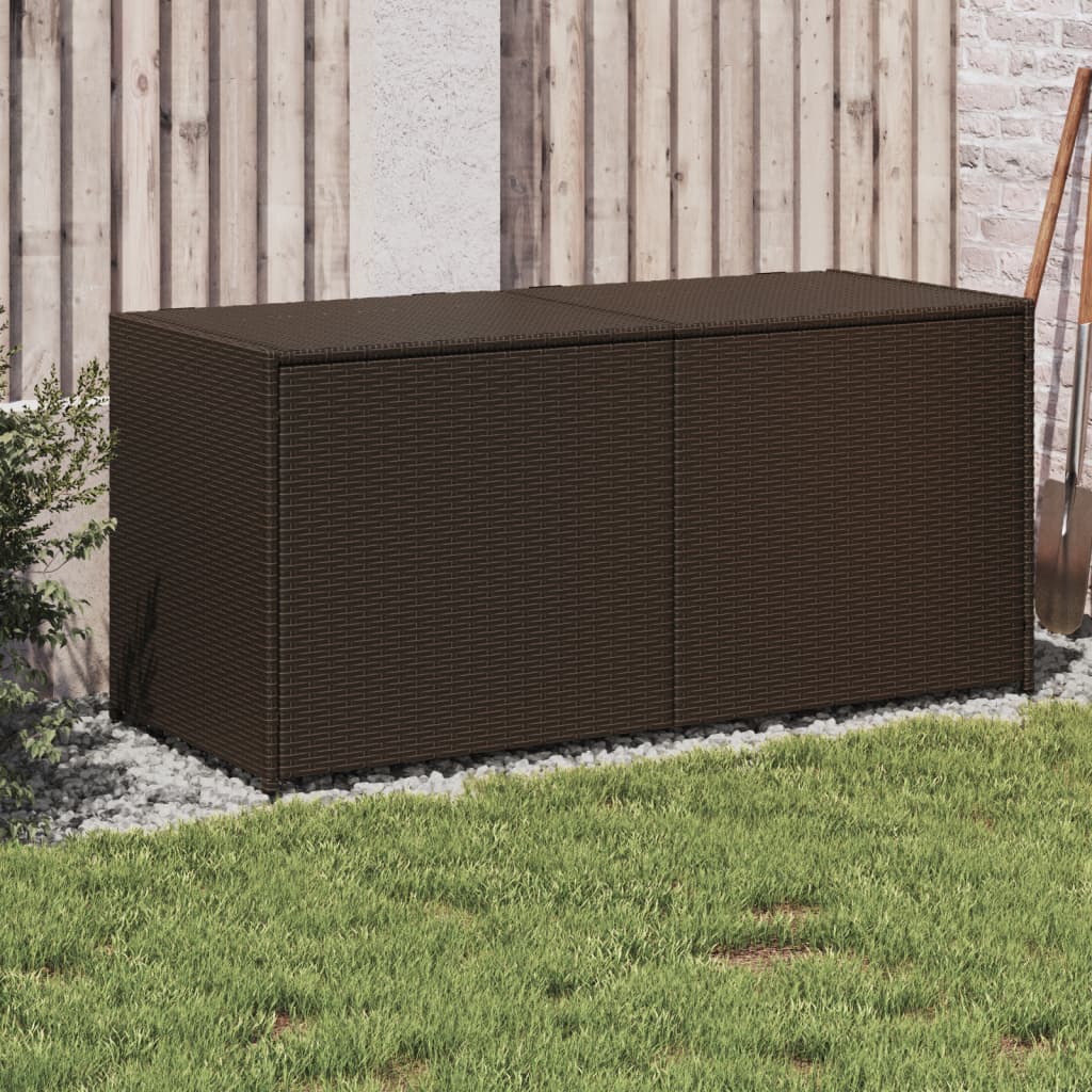 Tuinbox 283 L poly rattan bruin is nu te koop bij PeponiXL, paradijselijk wonen!
