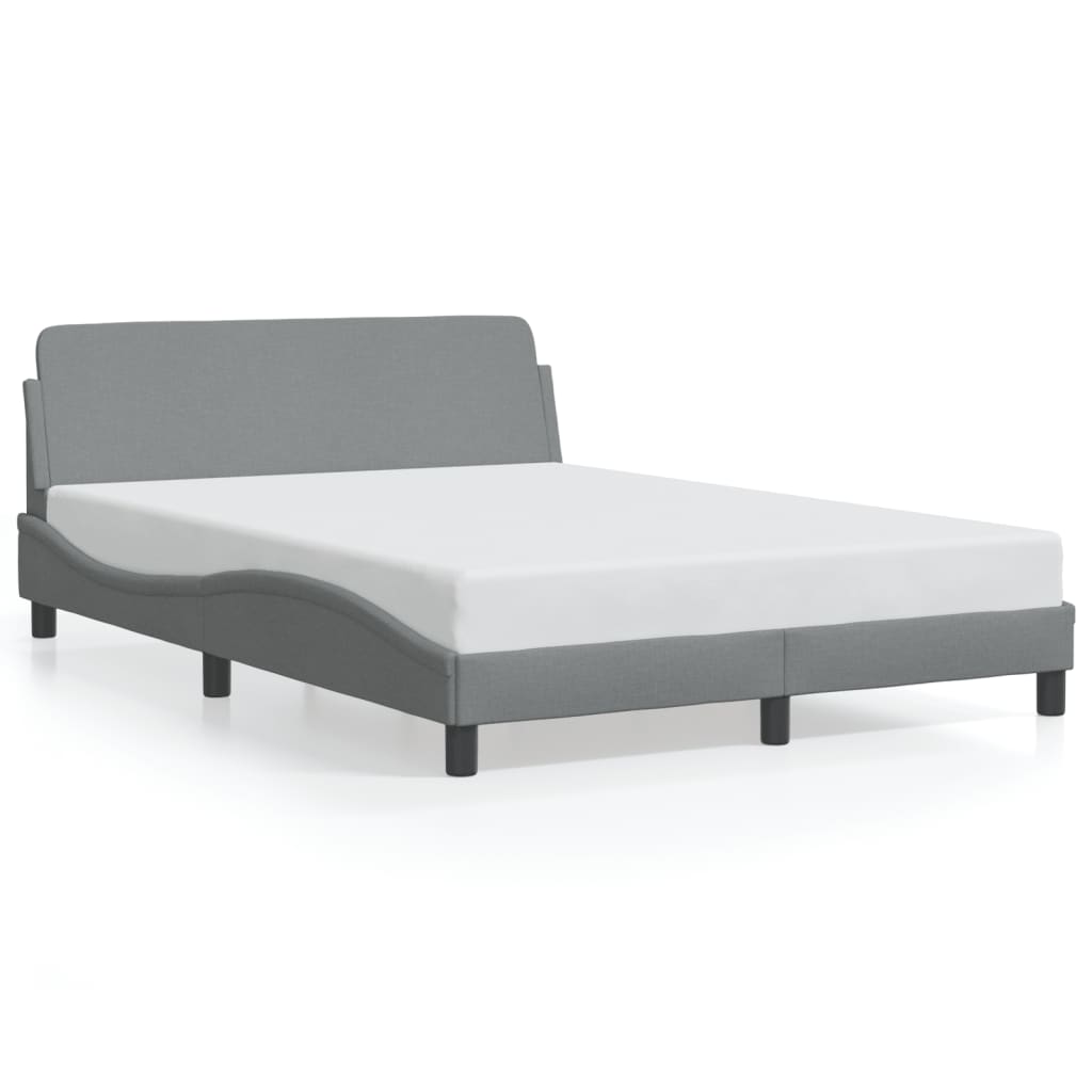 Bedframe "Dover" 120x200 cm stof lichtgrijs is nu te koop bij PeponiXL, paradijselijk wonen!