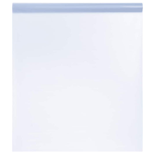 vidaXL Raamfolie statisch mat grijs 45 x 1000 cm PVC