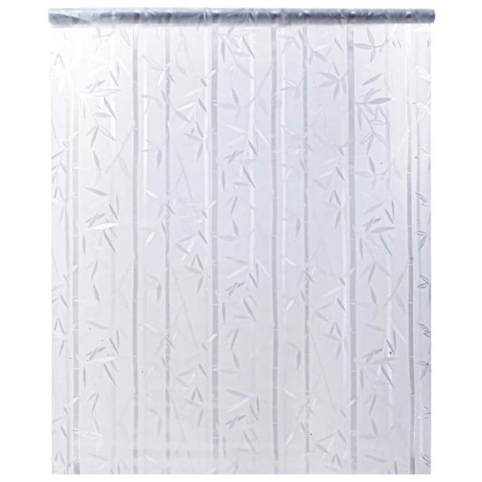 Raamfolie bamboepatroon mat 45x500 cm PVC is nu te koop bij PeponiXL, paradijselijk wonen!
