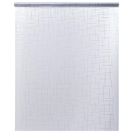 vidaXL Raamfolie sterrenpatroon mat 45x500 cm PVC