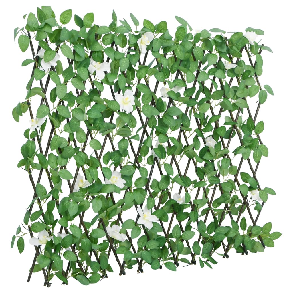 Kunstplant klimop op latwerk uittrekbaar 186x30 cm groen is nu te koop bij PeponiXL, paradijselijk wonen!