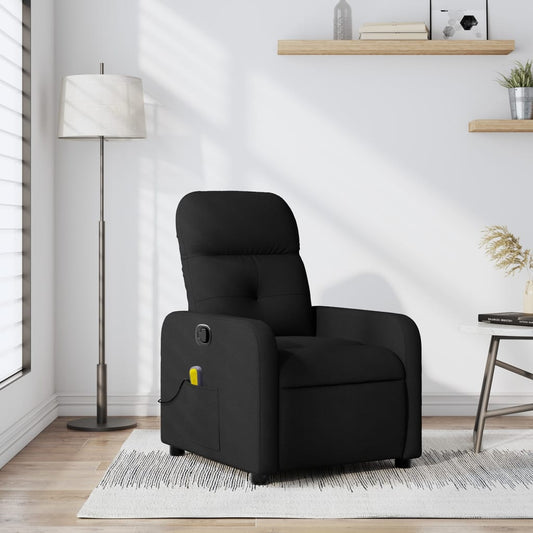 Massagestoel verstelbaar stof zwart is nu te koop bij PeponiXL, paradijselijk wonen!